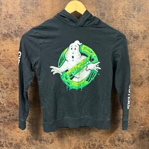 H&M Ghostbuster Unisex Black Youth‎ 10/12 Hoodie Sweatshirt